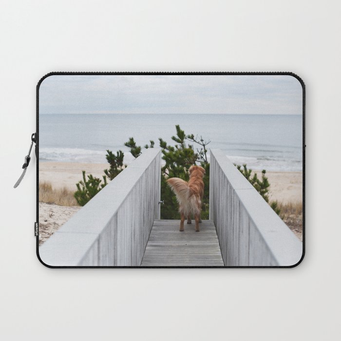Beach Dog Laptop Sleeve