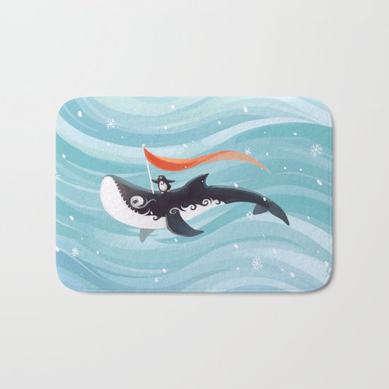 Grandpa Orca Bath Mat
