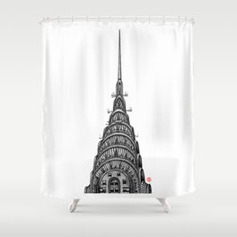 New York City Skyscrapper Shower Curtain