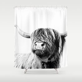 Black White Shower Curtains Society6