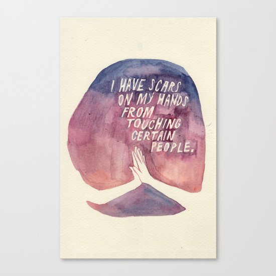 From Touching People Canvas Print
