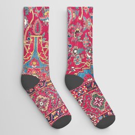 Bakhtiari West Persian Rug Print Socks