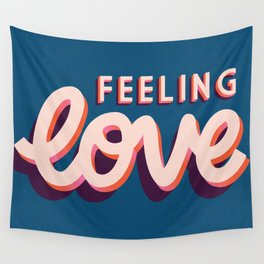 Love, Hand Lettered, Happy Valentine's Day 2 Wall Tapestry