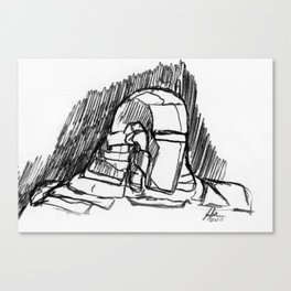 Warbot Sketch #049 Canvas Print