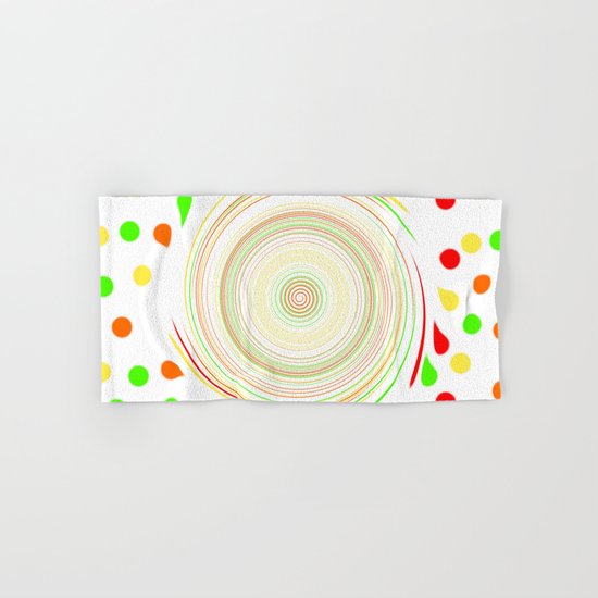 Paint Splatter Hand & Bath Towel