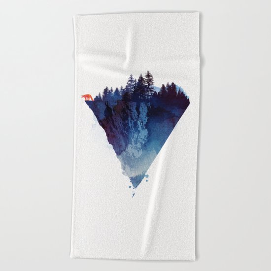 Near to the edge Beach Towel
