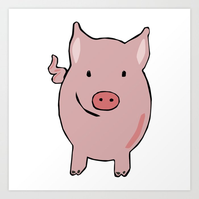 Piggy Art Print