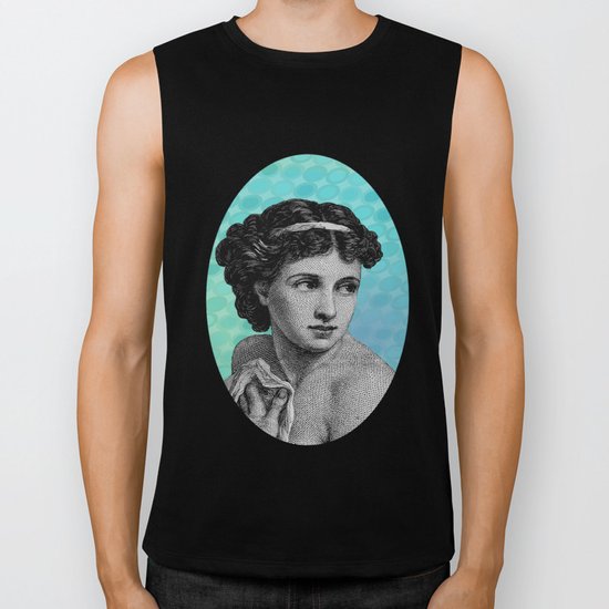 Seductress Blue Biker Tank