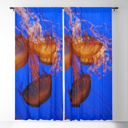 Floating Jellyfishes Blackout Curtain