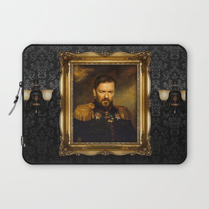 Ricky Gervais - replaceface Laptop Sleeve