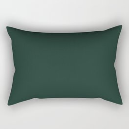 Dark Green Rectangular Pillow