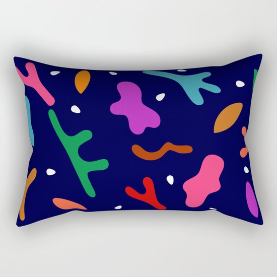 Frangipani tree, Clouds and Rain Rectangular Pillow