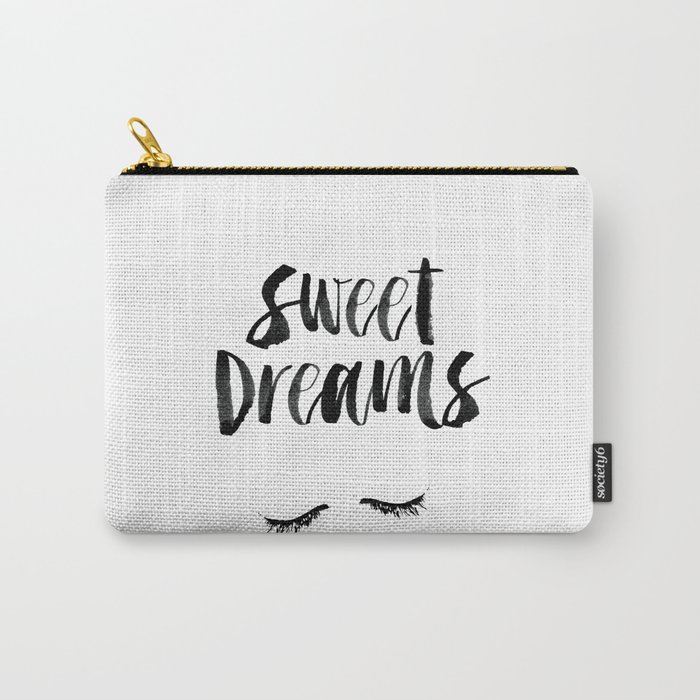 Sweet Dreams Black And White Contemporary Minimalist Typography