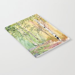 4 season watercolor collection - spring Notebook