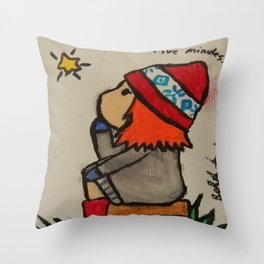 Young Amy Pond Throw Pillow