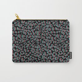 Leopard Print 3D - Night Glow Carry-All Pouch