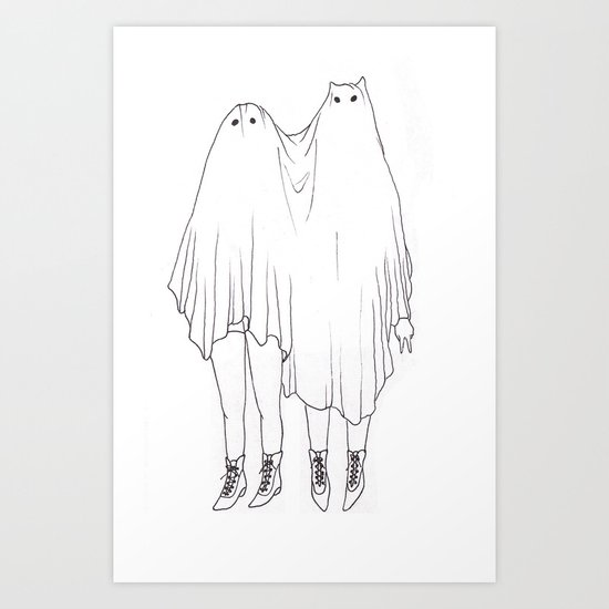 Little Ghosts Art Print
