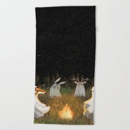 masquerade Beach Towel