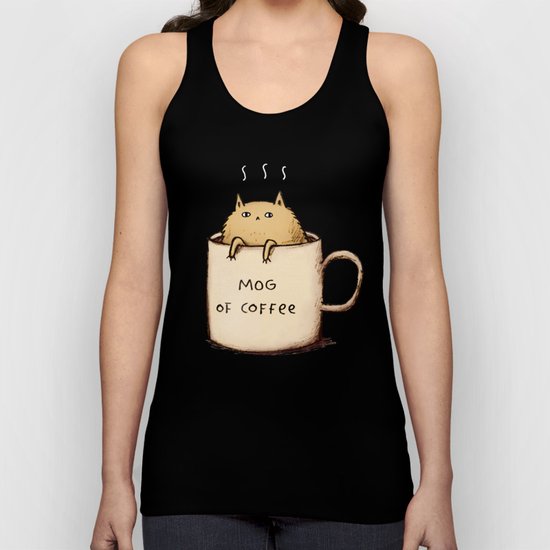 Mog of Coffee Unisex Tank Top