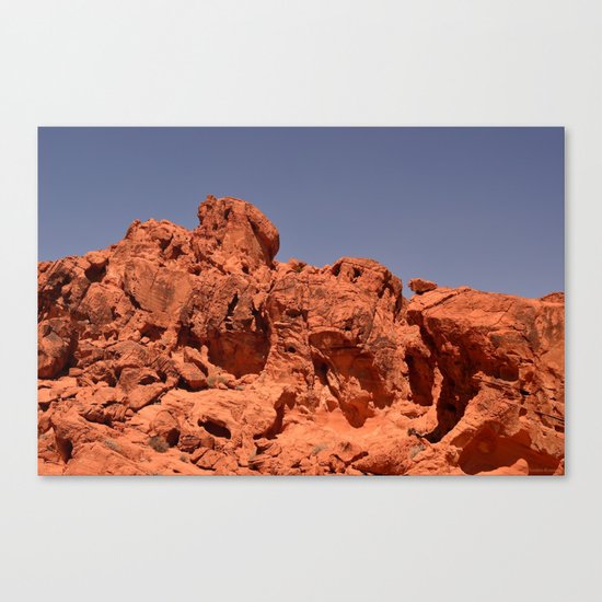 Red Valley III Canvas Print