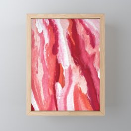 Enchanted: A pretty watercolor piece in pink and red by Alyssa Hamilton Art Framed Mini Art Print