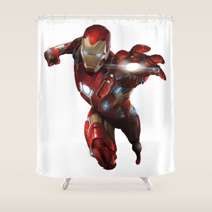New Armor Iron Man Shower Curtain By Active1 Society6