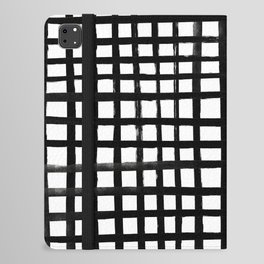 Hand-painted Grid iPad Folio Case