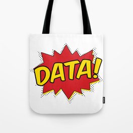 Data Pow Tote Bag
