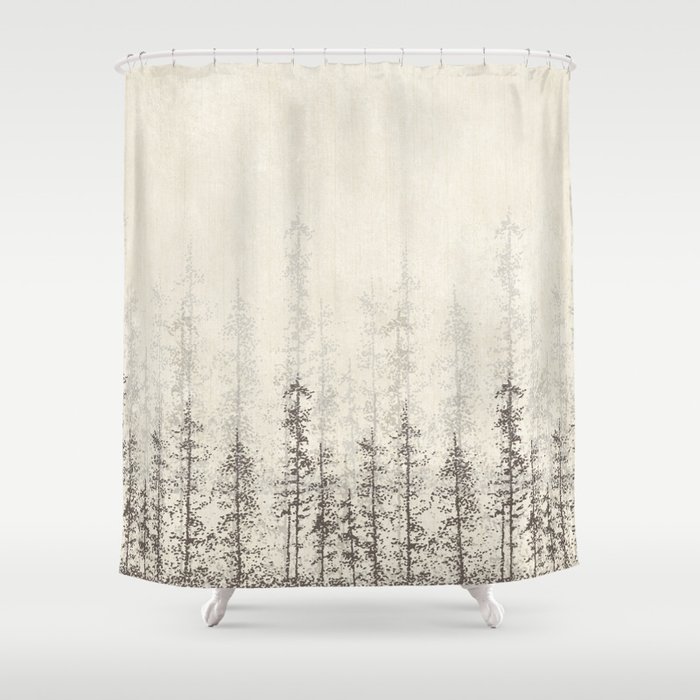 Forest Home Shower Curtain By, Contempo Fabric Shower Curtain Liner