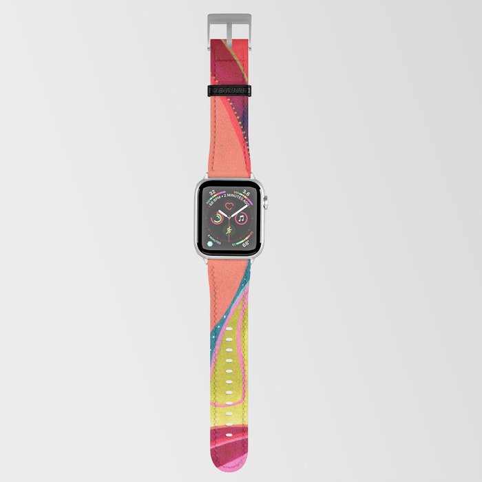 Abstract Woman | Cubist Painting | Colorful Cubism Femine Art Apple Watch Band