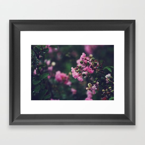 Rain Drops Framed Art Print