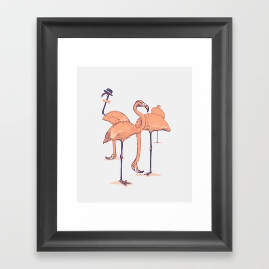 Photobombed Framed Art Print