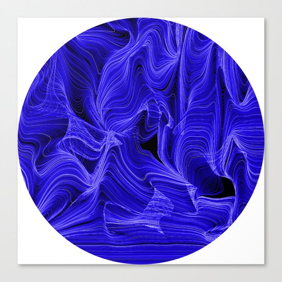 Midnight Blue Mist Canvas Print