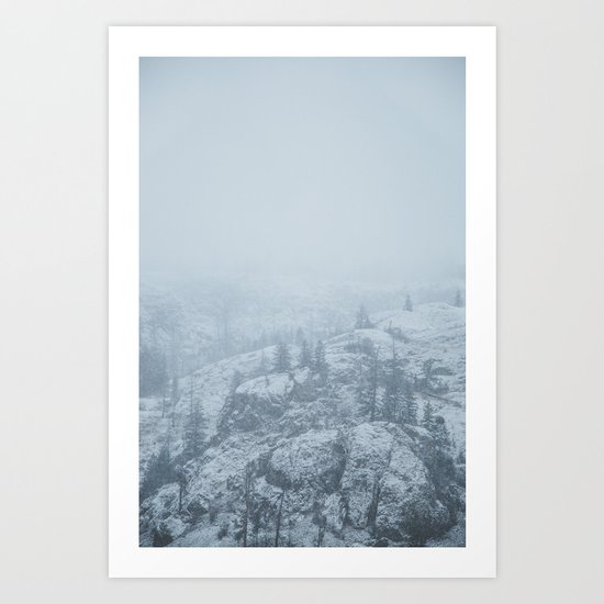 Rose Valley Lake III Art Print