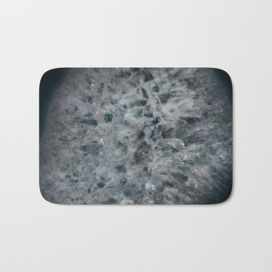 Blue and white agate Bath Mat