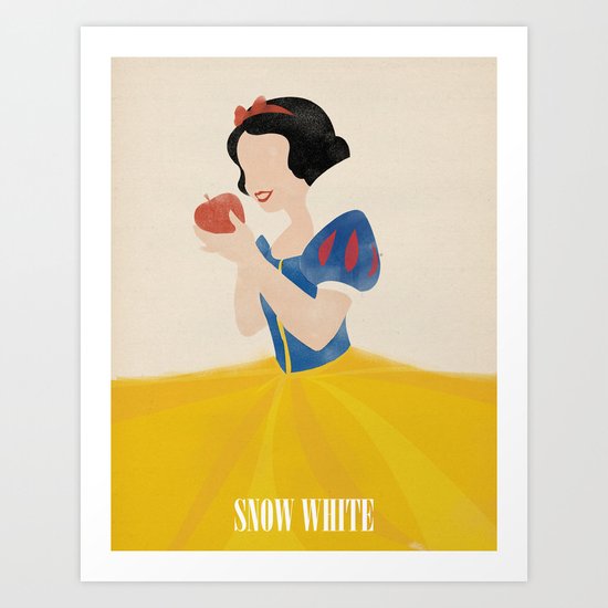 Snow White Art Print