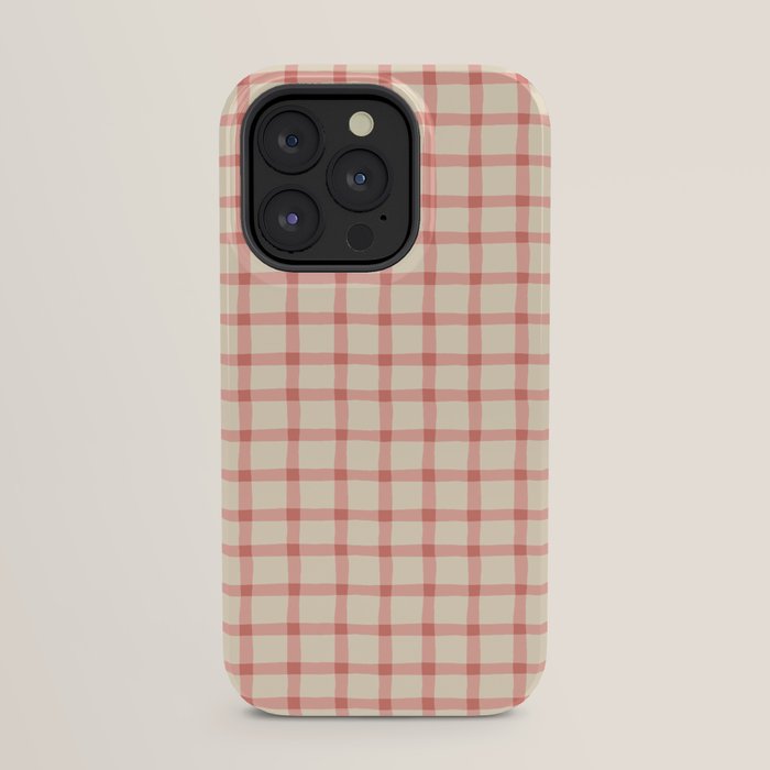 Strawberry Gingham Pattern