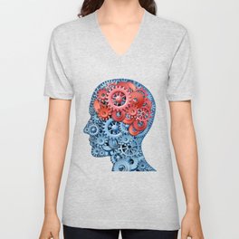 Smart Psychology V Neck T Shirt