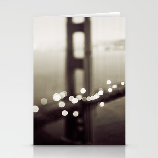 Meet Me In San Francisco (Black and White Edition) Stationery Cards