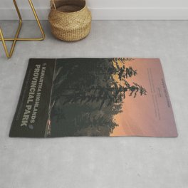 Kawartha Highlands Provincial Park Area & Throw Rug