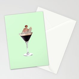 espresso martini 2 lime Stationery Card