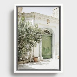 Capri Italy Framed Canvas