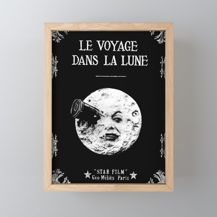 A Trip To The Moon Georges Méliès Framed Mini Art Print