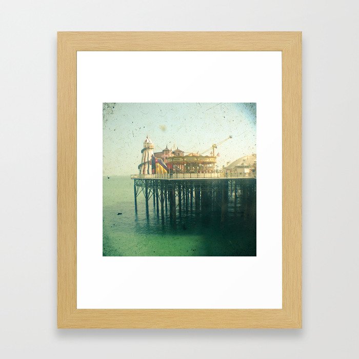 The Pier Framed Art Print