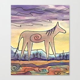 Sacred Mustang Canvas Print