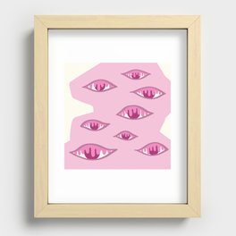 The crying eyes 2 Recessed Framed Print
