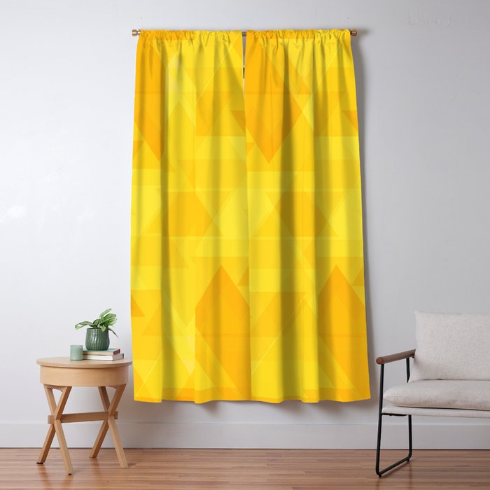 Bright Yellow Triangles In Intersection And Overlay Blackout