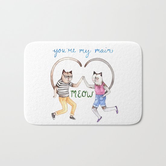 You're My Main Meow Bath Mat