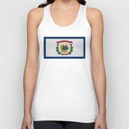 State Flag of West Virginia American Flags Banner Standard Colors Unisex Tank Top
