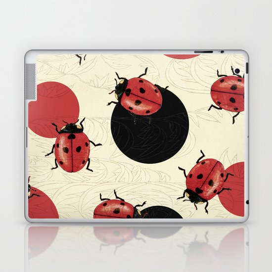 Ladybird Polka Laptop & iPad Skin